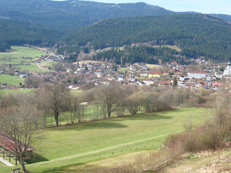 Aussicht vom Balkon